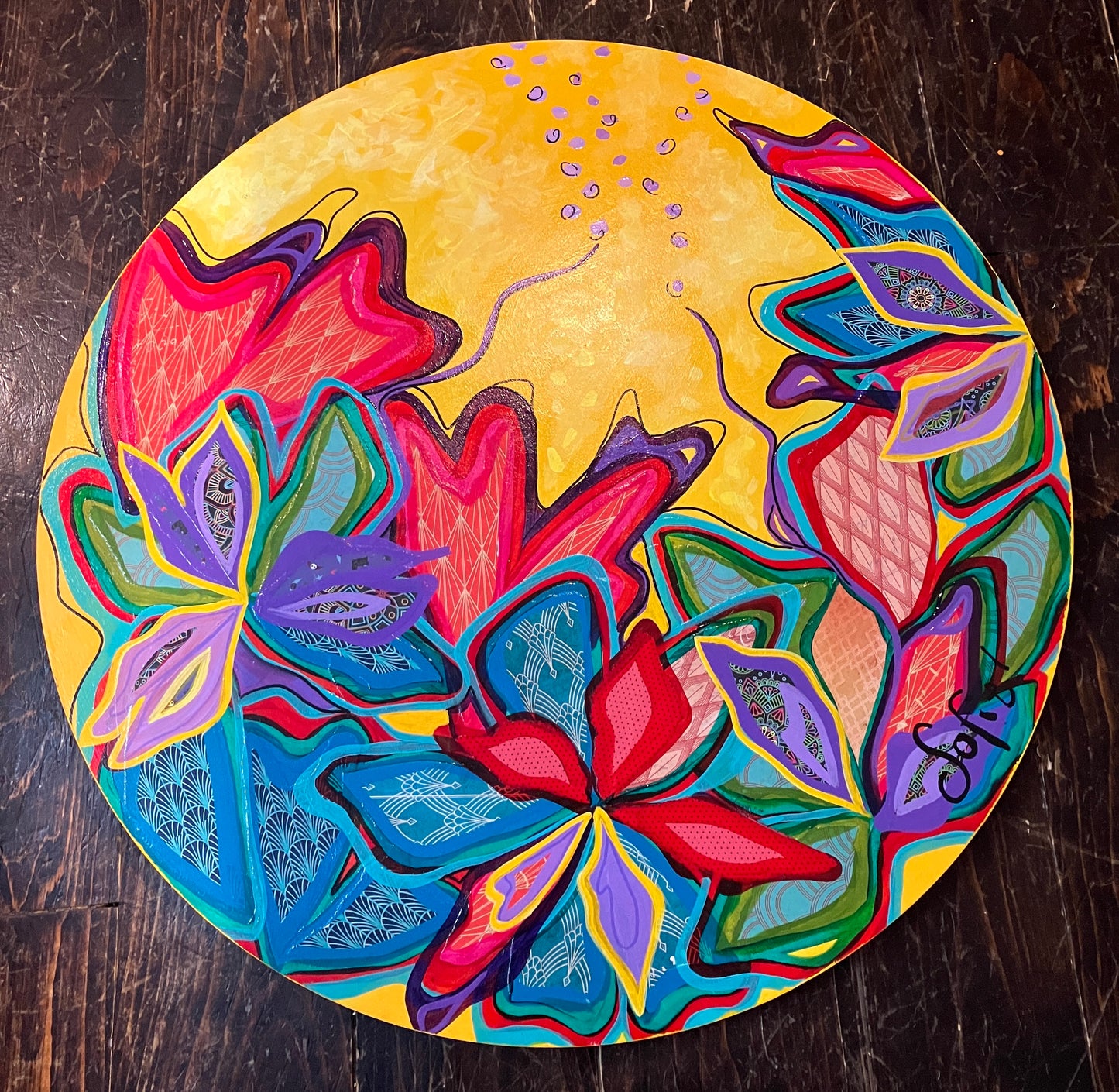 La Lumineuse, 24 x 24- VENDUE