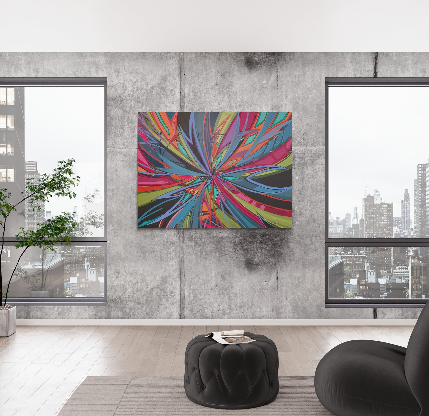 Convergence, 36 x 48 (vendue)