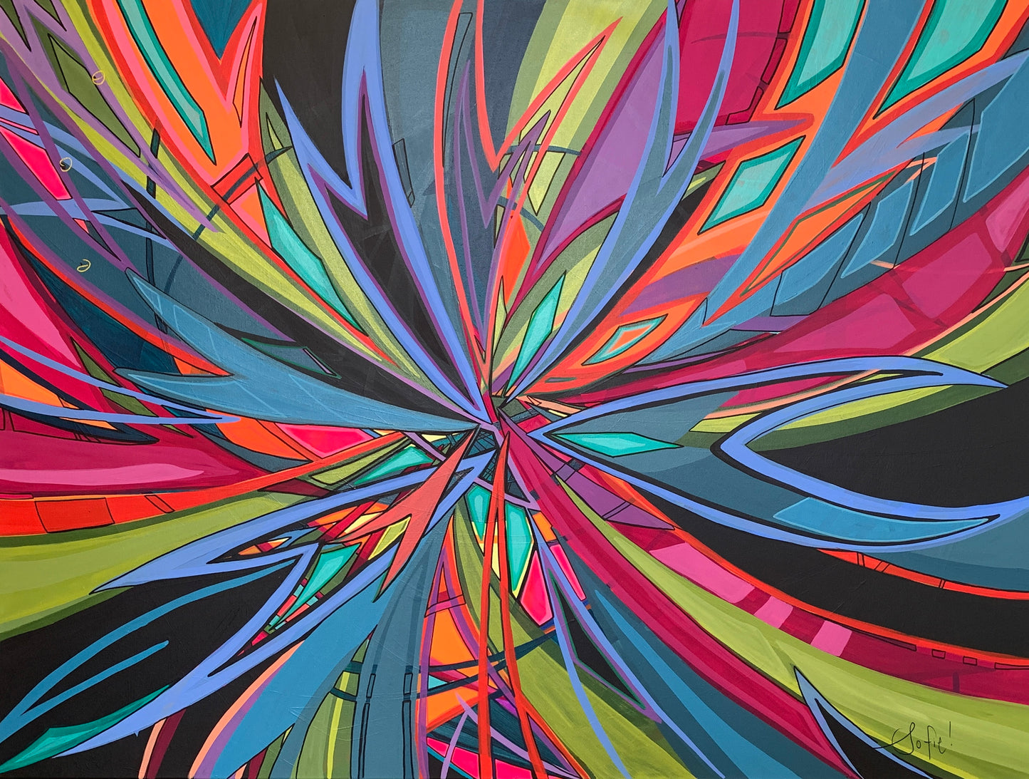 Convergence, 36 x 48 (vendue)
