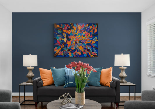 Sous la canopée, 30 x 40